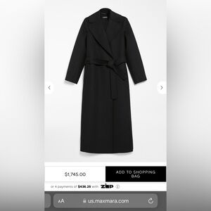 Max Mara Virgin Wool Coat